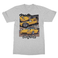 Miata Yellow Comic Style T-Shirt