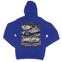 Miata White Comic Style Hoodie