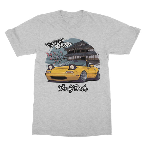 Miata Yellow Japanese Dojo T-Shirt