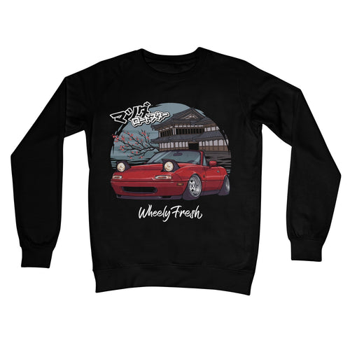 Miata Rotes japanisches Dojo Sweatshirt