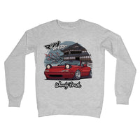 Miata Red Japanese Dojo Sweatshirt