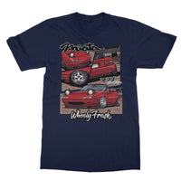 Miata Red Comic Style T-Shirt