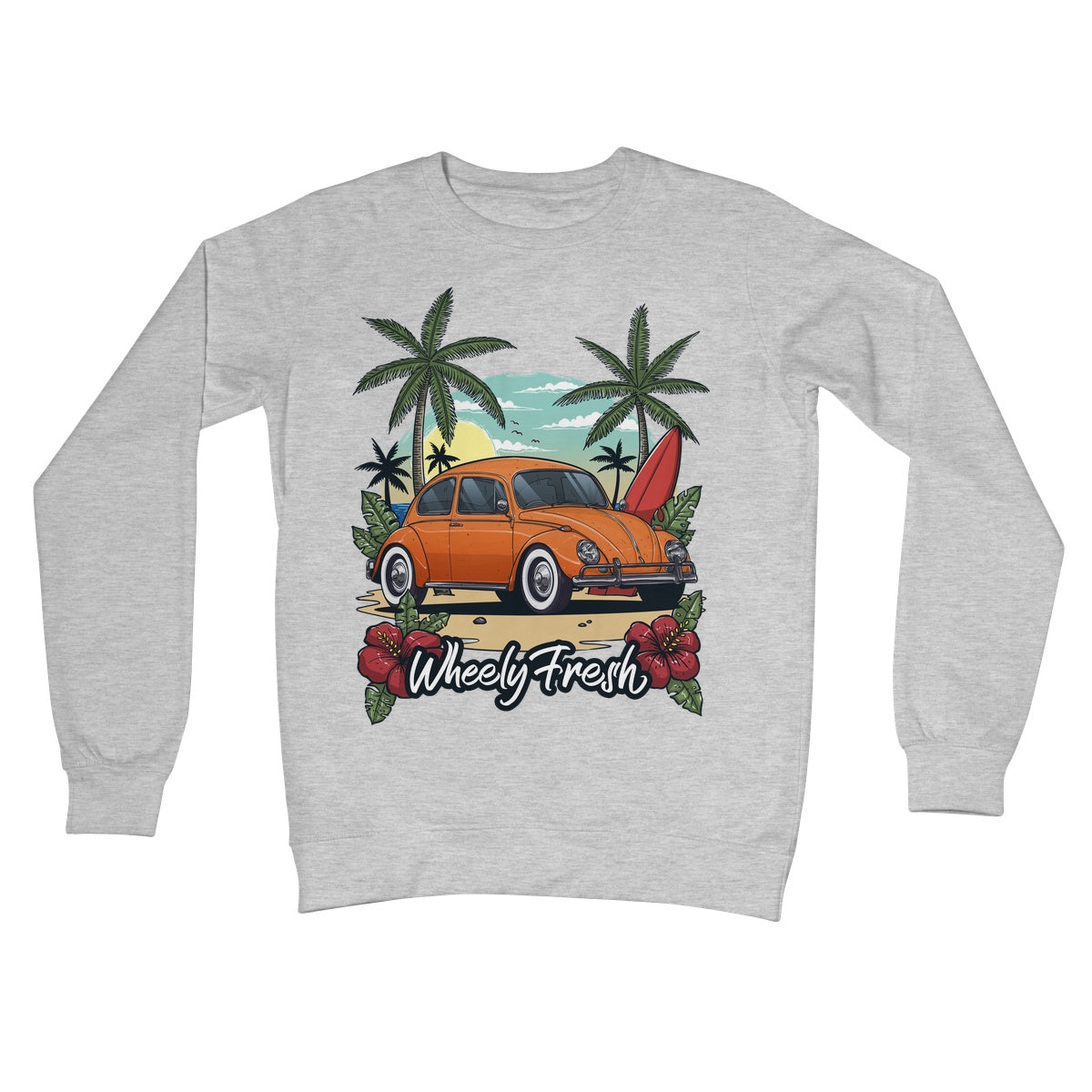 Volkswagen Orange Käfer Sweatshirt