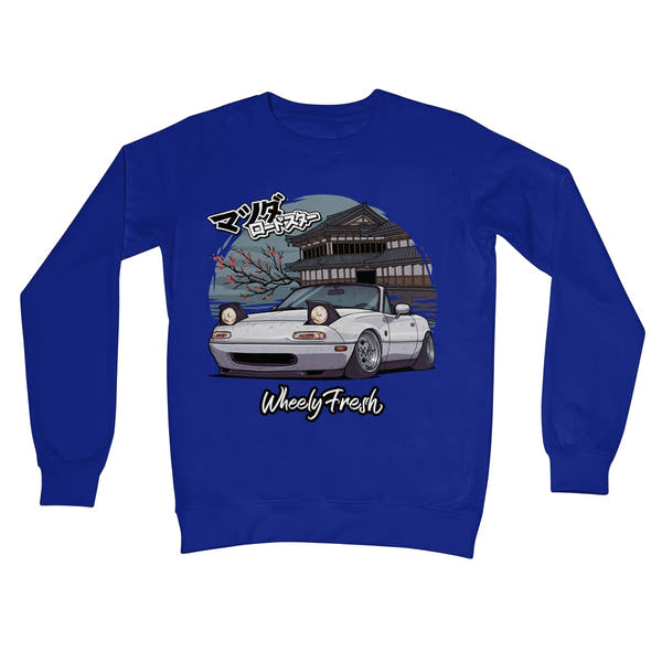 Miata White Japanese Dojo Sweatshirt
