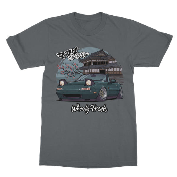 Miata Green Japanese Dojo T-Shirt