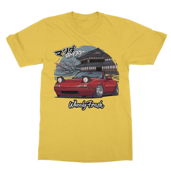 Miata Red Japanese Dojo T-Shirt