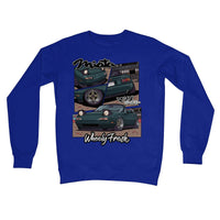 Miata Green Comic Style Sweatshirt
