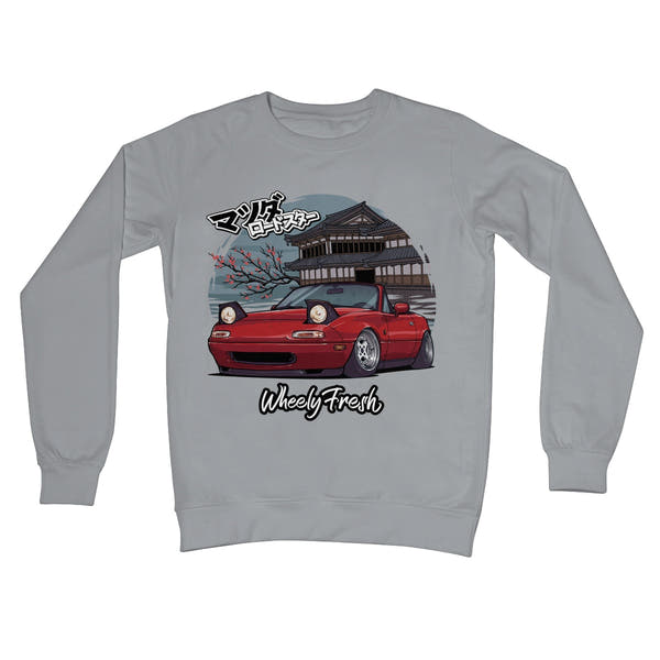 Miata Red Japanese Dojo Sweatshirt