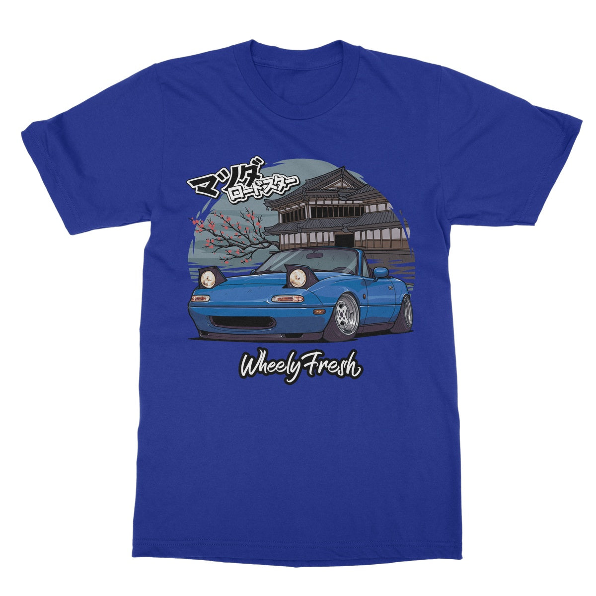 Miata Blue Japanese Dojo T-Shirt