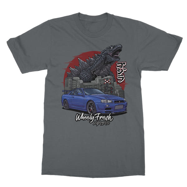 Nissan Skyline R34 GTR Godzilla T-Shirt