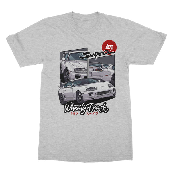 Toyota Supra T-Shirt im Comic-Stil