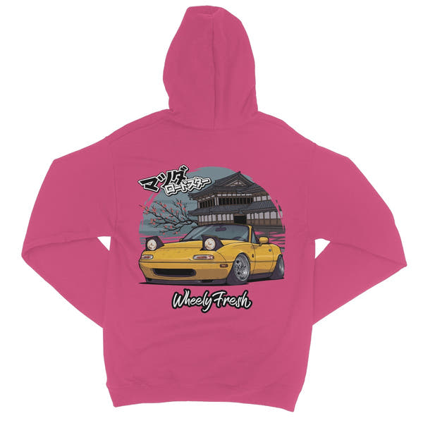 Miata Yellow Japanese Dojo Hoodie
