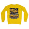 Miata Yellow Comic Style Sweatshirt