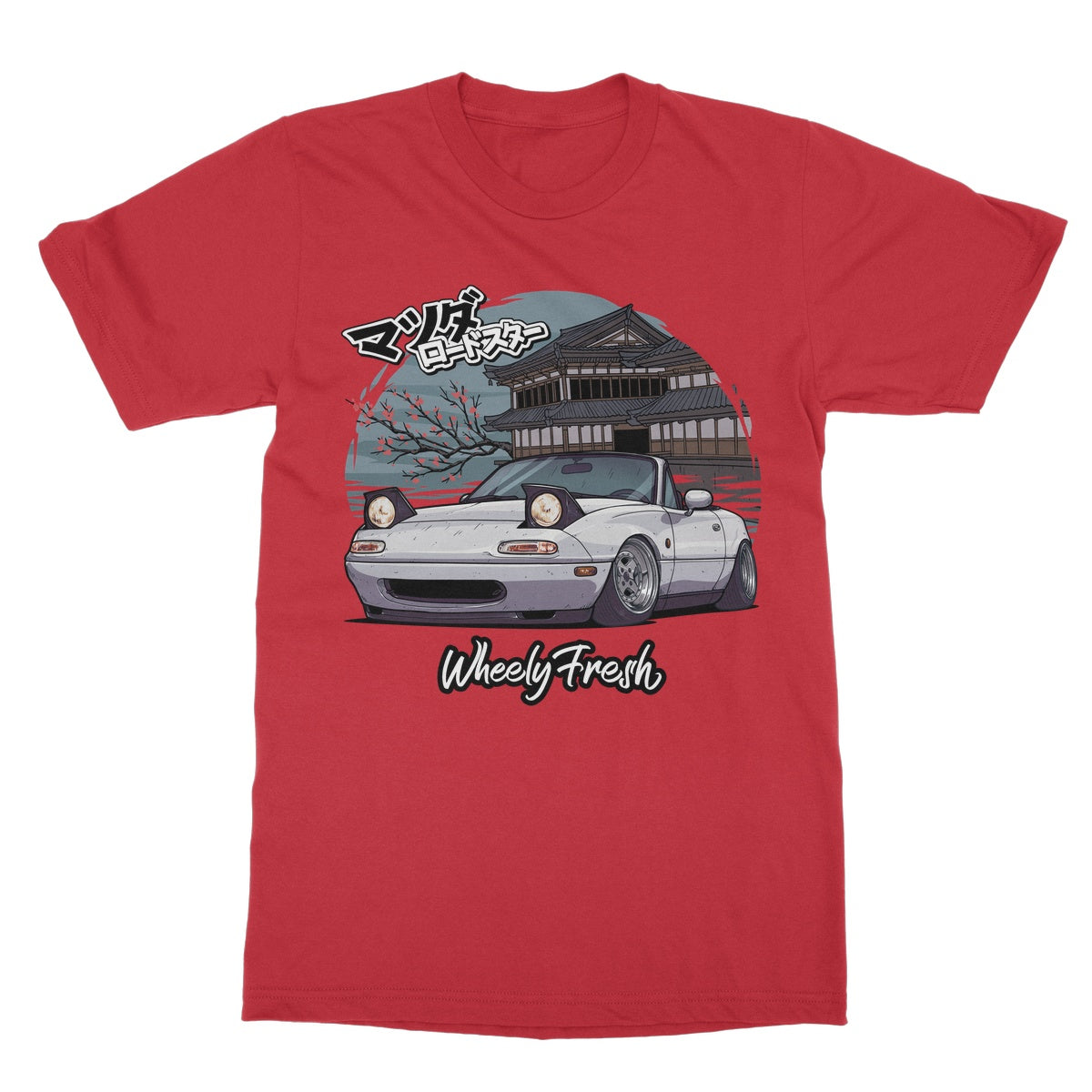 Miata White Japanese Dojo T-Shirt