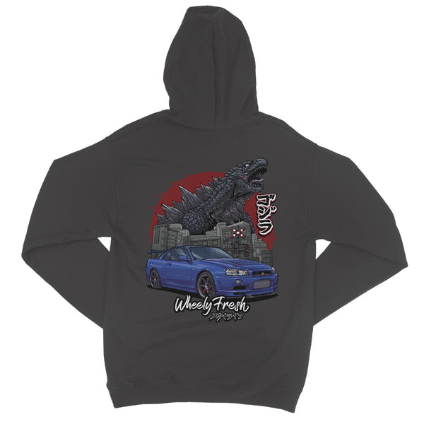 Nissan Skyline R34 GTR Godzilla Hoodie
