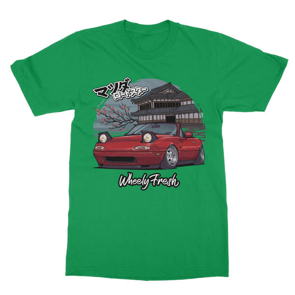 Miata Red Japanese Dojo T-Shirt