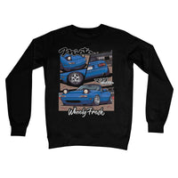 Miata Blue Comic Style Sweatshirt