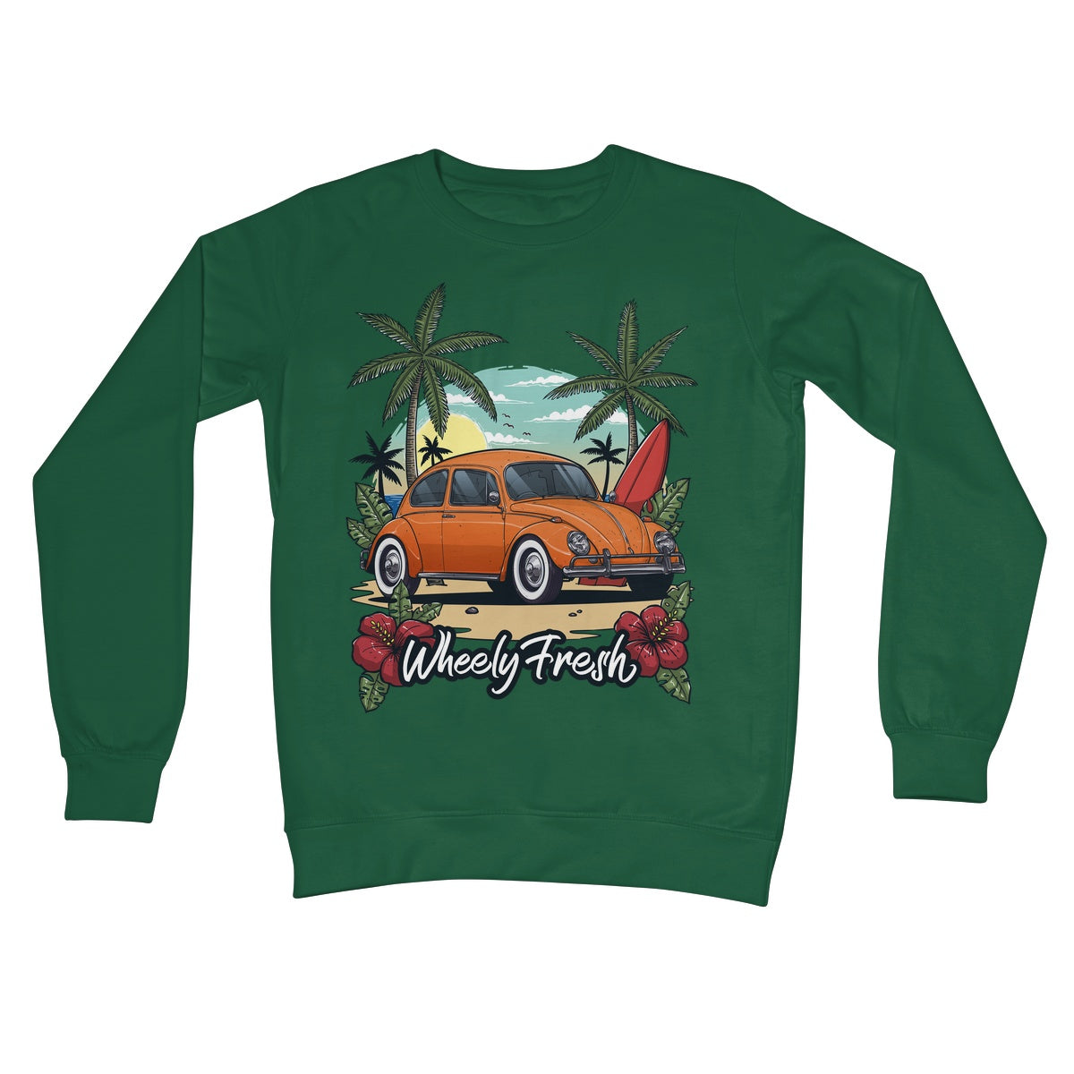 Volkswagen Orange Käfer Sweatshirt
