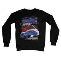 Nissan Skyline R34 GTR Sweatshirt im Comic-Stil