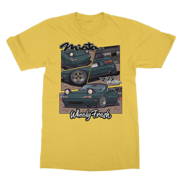 Miata Green Comic Style T-Shirt