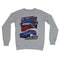 Nissan Skyline R34 GTR Sweatshirt im Comic-Stil