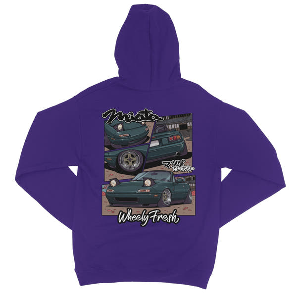 Miata Green Comic Style Hoodie
