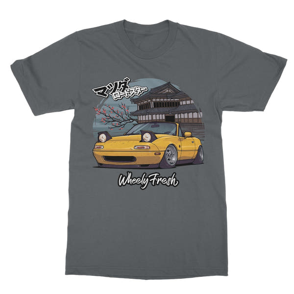 Miata Yellow Japanese Dojo T-Shirt