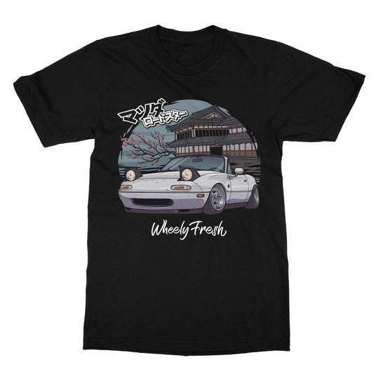 Miata White Japanese Dojo T-Shirt