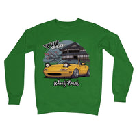 Miata Yellow Japanese Dojo Sweatshirt