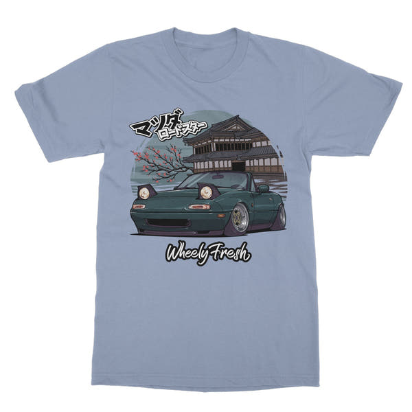 Miata Green Japanese Dojo T-Shirt