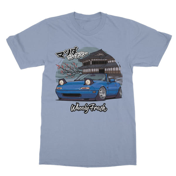 Miata Blue Japanese Dojo T-Shirt