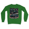 Miata Green Comic Style Sweatshirt