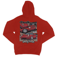Miata Red Comic Style Hoodie
