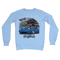 Miata Blue Japanese Dojo Sweatshirt