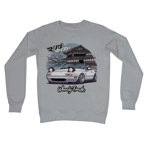 Miata White Japanese Dojo Sweatshirt