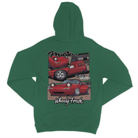 Miata Red Comic Style Hoodie