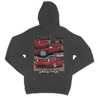 Miata Red Comic Style Hoodie