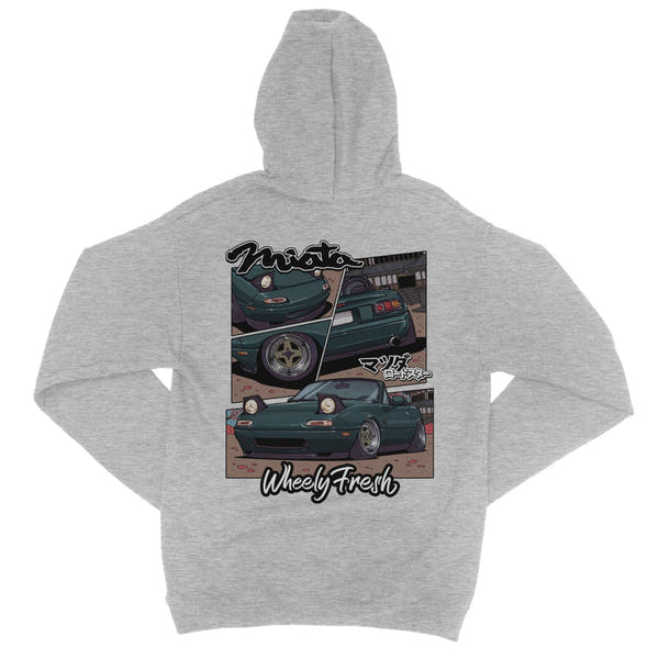 Miata Green Comic Style Hoodie