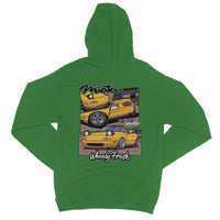 Miata Yellow Comic Style Hoodie