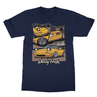 Miata Yellow Comic Style T-Shirt