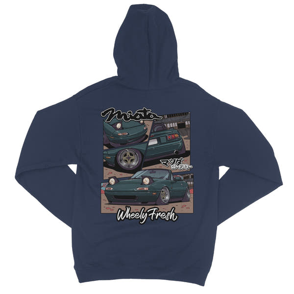 Miata Green Comic Style Hoodie
