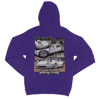 Miata White Comic Style Hoodie