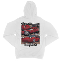 Miata Red Comic Style Hoodie
