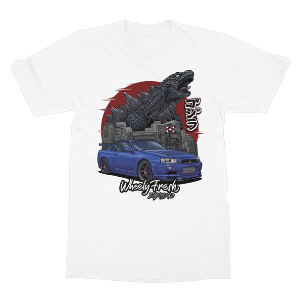 Nissan Skyline R34 GTR Godzilla T-Shirt
