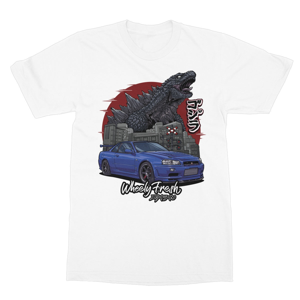 Nissan Skyline R34 GTR Godzilla T-Shirt
