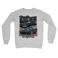 Miata Green Comic Style Sweatshirt
