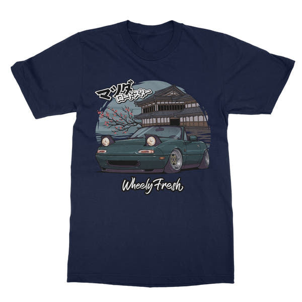 Miata Green Japanese Dojo T-Shirt