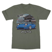 Miata Blue Japanese Dojo T-Shirt