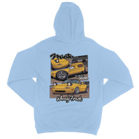 Miata Yellow Comic Style Hoodie
