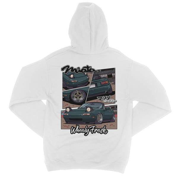 Miata Green Comic Style Hoodie